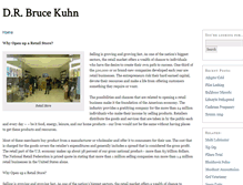 Tablet Screenshot of drbrucekuhn.com